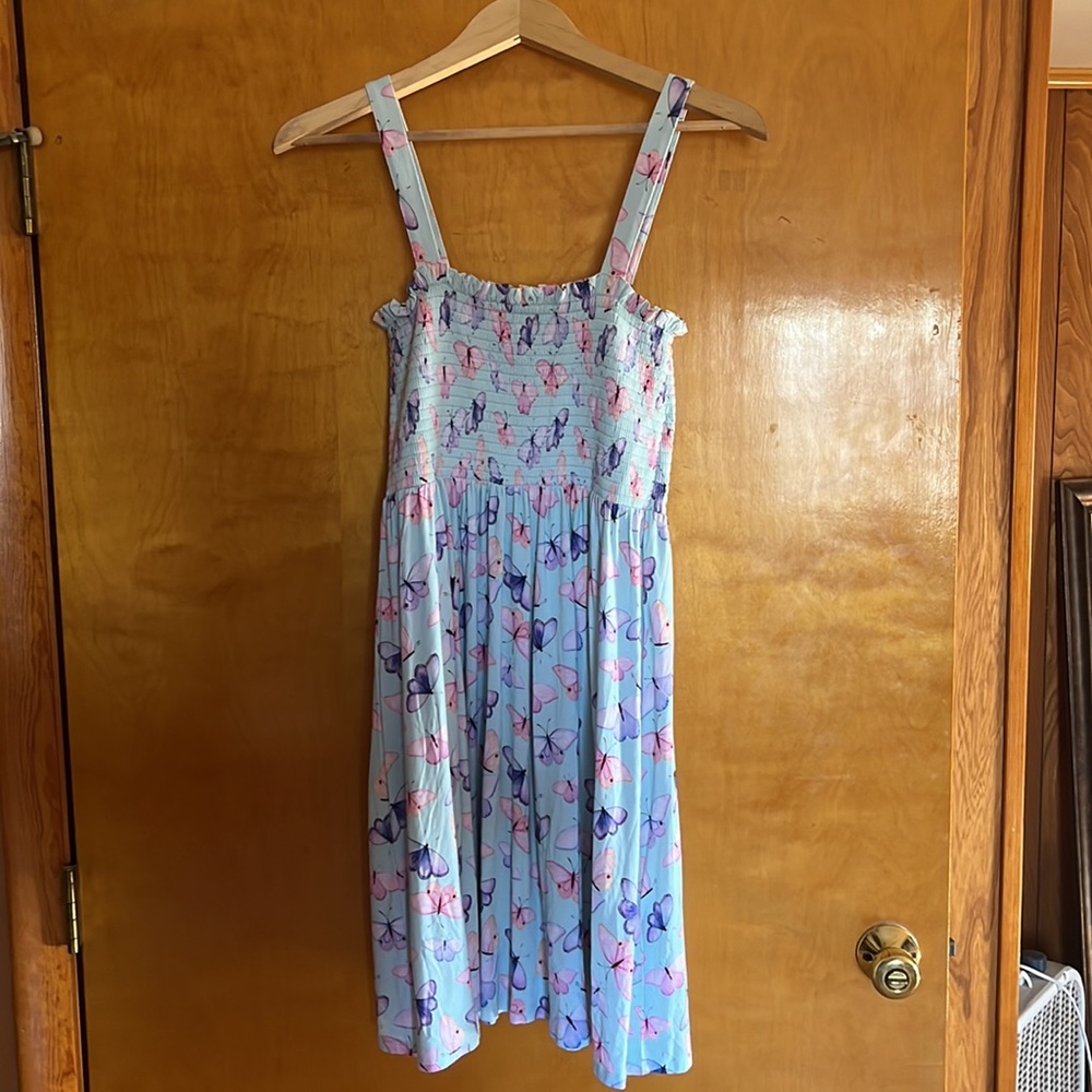 Posh peanut smocked dress